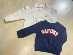 【新品 未使用】GAPトレーナー+カーディガン 2点セット