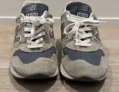 【美品】New Balance M1400 グレー ネイビー