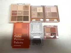 CEZANNE／Lilytone／I'm meme／rom&nd アイシャドウ