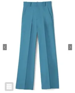 センタープレスストレートパンツ