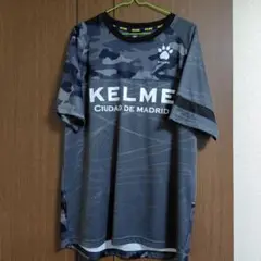 KELME グレー迷彩 半袖シャツ