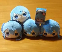 星街すいせい　寝そべりBIGぬいぐるみ 4体セット＆ひっかけフィギュア