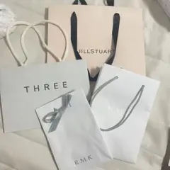 JILLSTUART THREE RMK ギフト袋セット　ショッパー　プレゼント