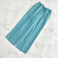 美品　ユナイテッドアローズ　ワイドパンツ　レディース　グリーン　36