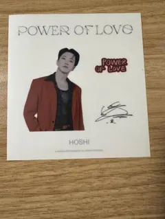SEVENTEEN POWER OF LOVE ホシ　ステッカー