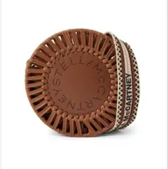 ステラマッカートニー ロゴサークルショルダーバッグ カゴ