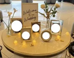 【ウェルカムスペース　ウェディング】フォトフレーム・造花・ウェルカムボードなど