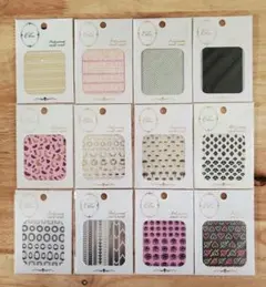 新品未開封 ネイルシール 12枚セット デザイン多様