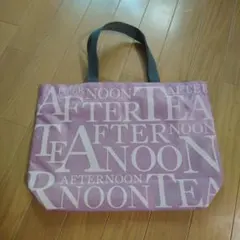 AfternoonTea ピンク ナイロン トートバッグ