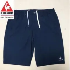 ルコックゴルフ ショート ハーフ パンツ ネイビー ギンガム チェック LL