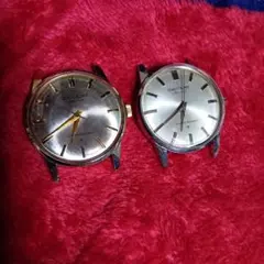 SEIKO CROWNスペシャル 手巻き時計 シルバー/ゴールド　精度良好