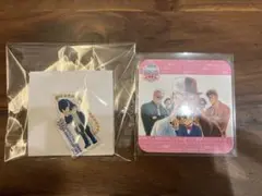 名探偵コナン　コナンカフェ　紙コースター、アクリルキーホルダーB セット売り