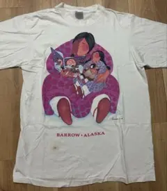 BARROW, ALASKA イラストTシャツ Lサイズ