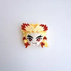 鬼滅の刃 煉獄杏寿郎 ぬいぐるみバッジ プチっとバッジ