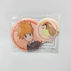 ポケモンマスターズ EX グリーン＆ピジョット 缶バッジ - メルカリ