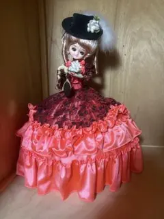 アンティーク レトロ ビンテージ】黒ドレスのフランス人形 - メルカリ