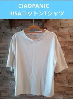 CIAOPANIC 　USAコットン　白　Ｔシャツのサムネイル