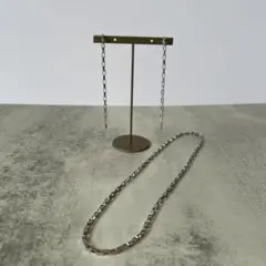 シルバー　ステンレス　チェーン　ピアス　ノンホール　イヤリング　ネックレス