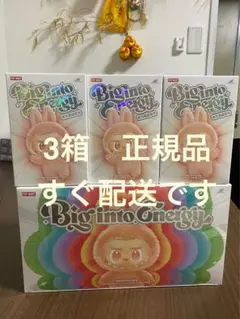 【正規品・未開封】Labubu Big into Energy 3箱