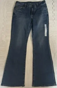 GU スリムフレアジーンズ BLUE Lサイズ