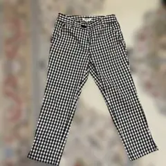 NATURAL BEAUTY BASIC XS チェック柄パンツ