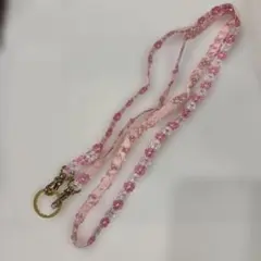 【新品未使用】ピンクリボンストラップ