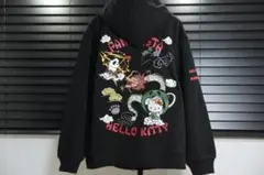 抜刀娘×ハローキティ 和柄 パーカー M 新品タグ付 希少デッドストック 