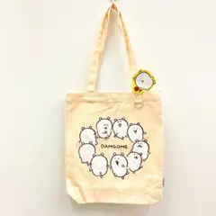 ベージュ ナガノ 自分ツッコミくま エコバッグ トートバッグ 韓国限定 ちいかわ