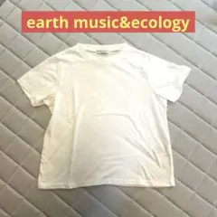 earth music&ecology 白 Tシャツ レディース フリーサイズ