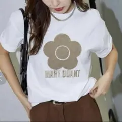 MARY QUANT × PUBLUX 相良刺繍 Tシャツ