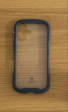 【とんこつ様専用】iFace iPhone16用 ハードケース 透明・ネイビー