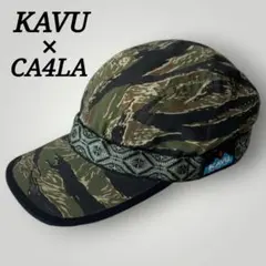 美品 KAVU × CA4LA カブー カシラ 迷彩 カモフラ キャップ 帽子のサムネイル