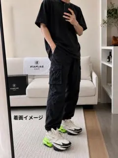 BALMAIN Unicorn スニーカー 25cm 白×ネオン 希少 美品のサムネイル