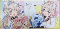 ホロライブ　フワモコ　FUWAMOKO　プレイマット