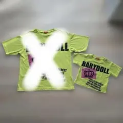 BABYDOLL ベビードール 親子ペアTシャツ Sサイズ 80cm2枚セットのサムネイル