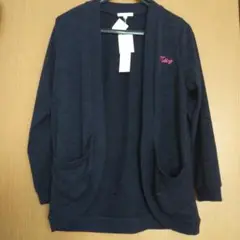 新品未使用／ネイビーのカーディガン Takagi刺繍入り150㎝