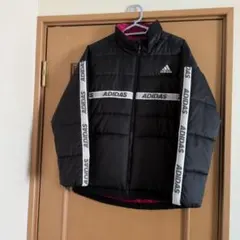 adidas ブラック ダウンコート 160