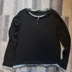 Elno Loset ヘンリーネック カットソー レイヤード Lサイズ