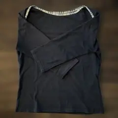 BURBERRY LONDON黒 長袖Tシャツロンt 七分袖
