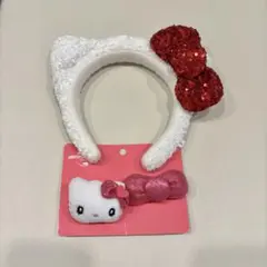 usj ユニバ キティ カチューシャ スパンコール 指輪 2個セット