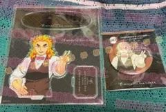 鬼滅の刃 モクテル デザート限定グッズ アクスタ 缶バッジ 煉獄