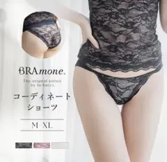 tu-hacci 総レースお揃いショーツ ブラックのサムネイル