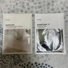 Anua HEARTLEAF フェイスマスク 2種セット