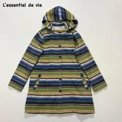 t1925 【L’essentiel de vie】　アウター　パーカー　薄緑