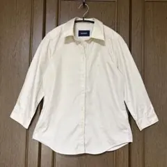 EASTBOY 七分袖シャツ クリーム色 9号