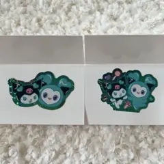 TWICE サンリオ コラボ ホログラムステッカー　ミナ クロミ