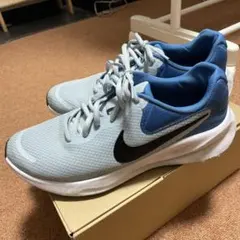 Nike ランニングシューズ ライトグレー/ブルー