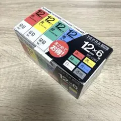 TEPRA テプラPROテープ 12mm 6個セット　SC126Tのサムネイル