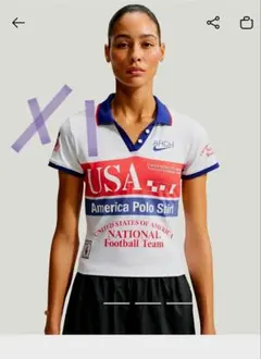 ☆最安☆NIKE x V.A.A. USA ポロシャツ L - メルカリ