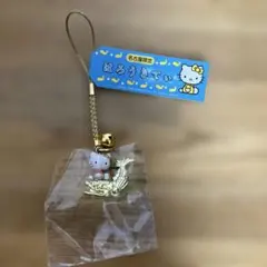 当時物】名古屋限定 ハローキティ 金のしゃちほこ ストラップ - メルカリ